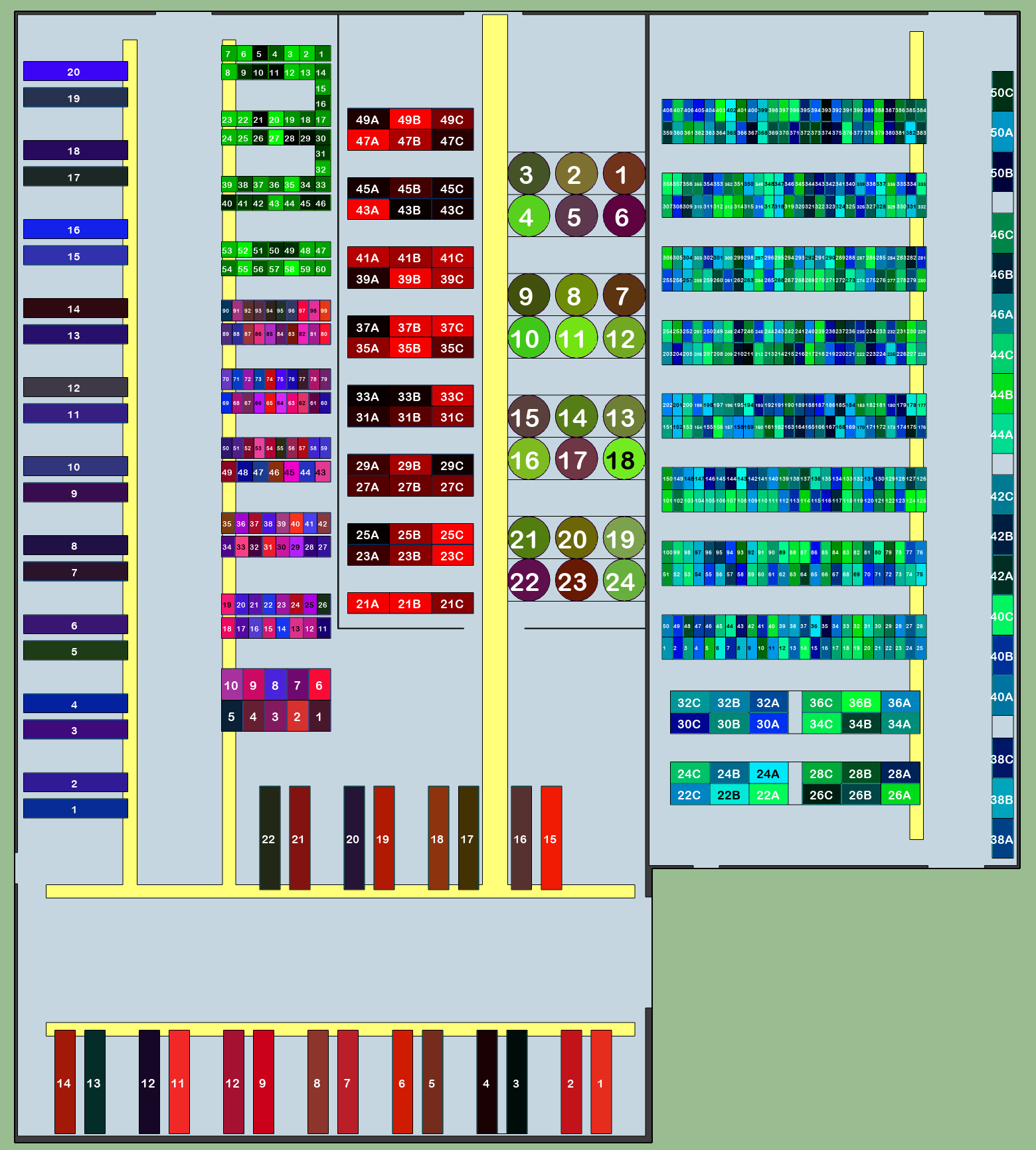 Greenhouse map